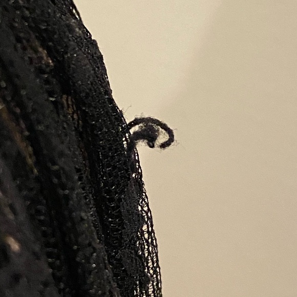 PLENTY by Tracy Reese baby doll halter dress, black lace over nude/SIZE L/NWT - Picture 5 of 8